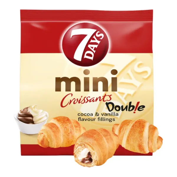 7 Days Croissant 185G Mini Kakaó-Vanília