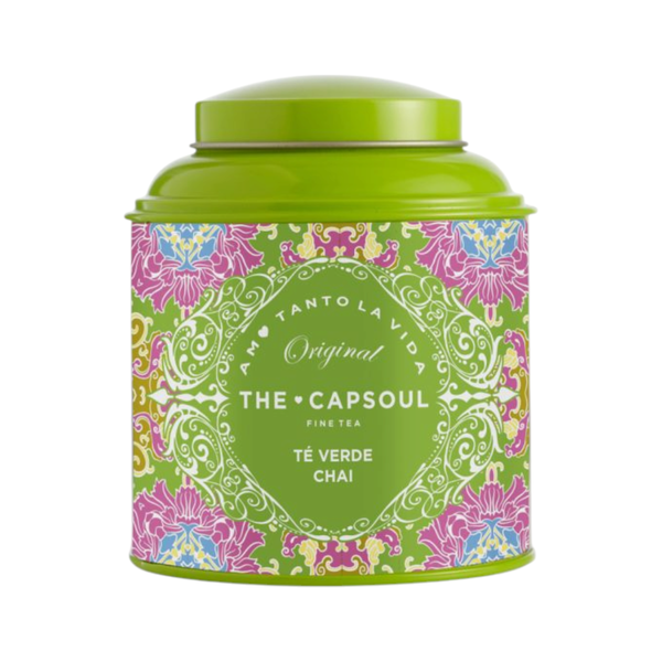 The Cap*Soul 100G Chai Zöld, Szálas Tea Fémdobozban