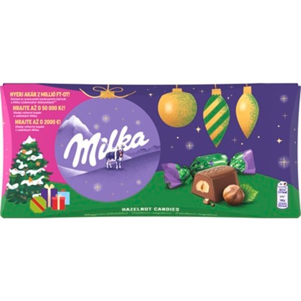 Szaloncukor 255G Milka Mogyorókrém