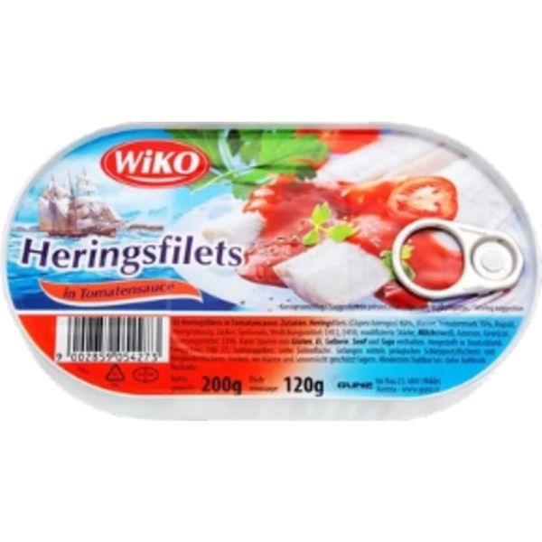 Wiko 200G Heringsfilets Tomato
