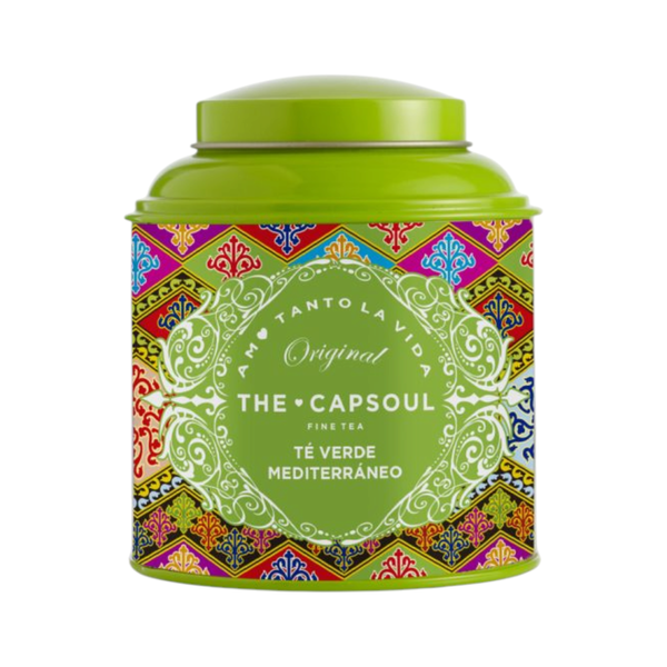 The Cap*Soul 100G Mediterraen Zöld, Szálas Tea Fémdobozban