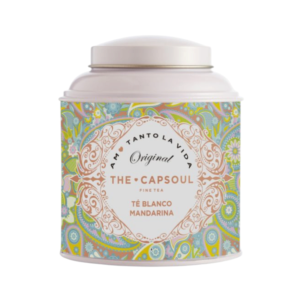The Cap*Soul 60G Mandarin Fehér, Szálas Tea Fémdobozban