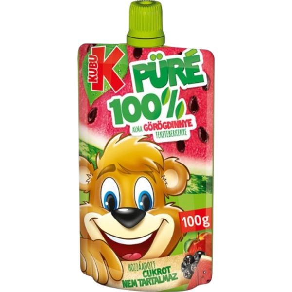 Kubu Püré 100G Alma-Görögdinnye-Feketeberkenye