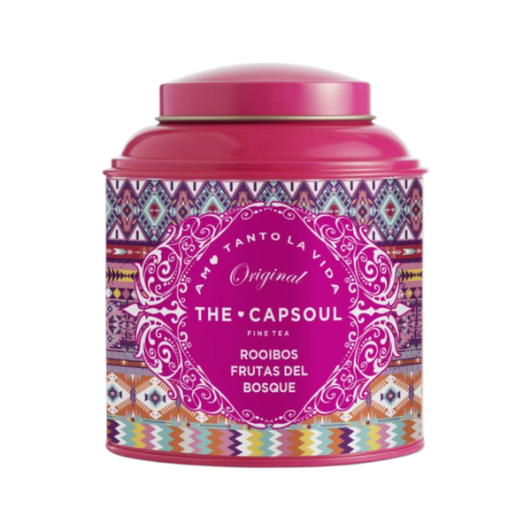 The Cap*Soul 100G Forest Fruit Rooibos, Szálas Tea Fémdobozban