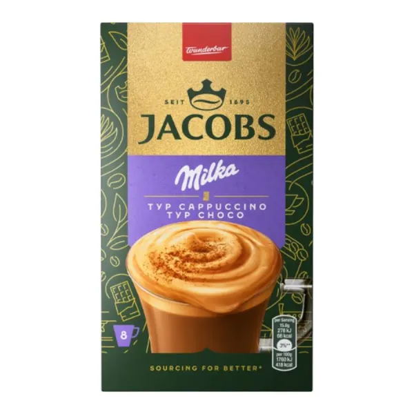 Jacobs 8x15,8G Cappucino Milka