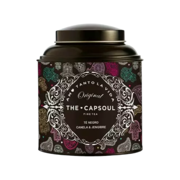 The Cap*Soul 100G Cinnamon Ginger Fekete, Szálas Tea Fémdobozban