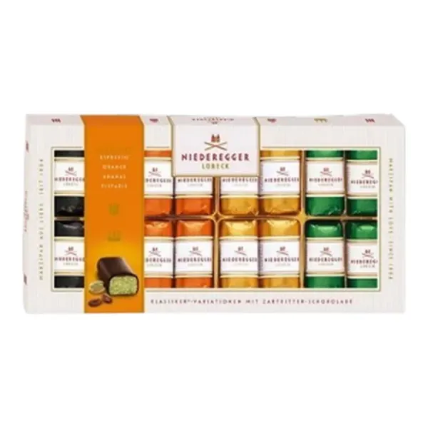 Niederegger 200G Marzipan Classics Variation In Winter Sleeve