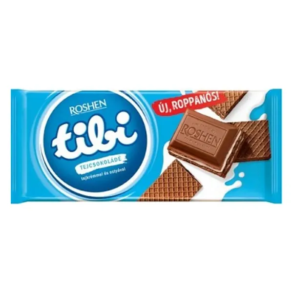 Tibi 90G Tejcsokoládé Tejkrémmel És Ostyával
