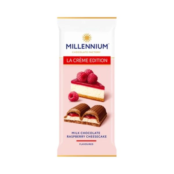 Millenium 100G La Créme - Málnás Sajttortás Tejcsokoládé