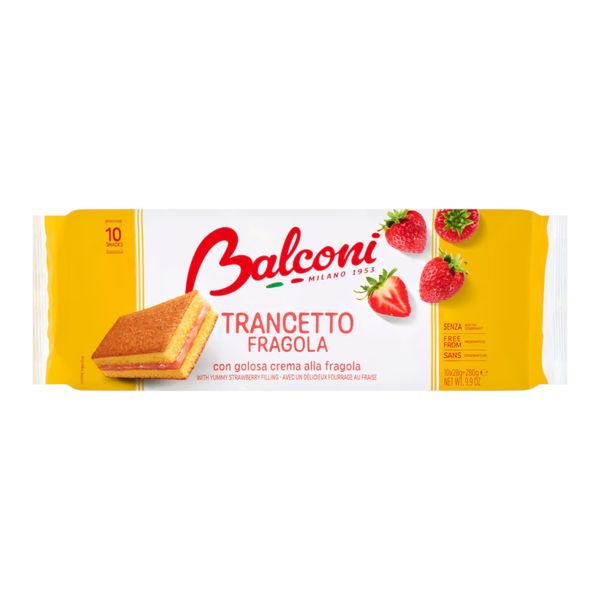Balconi Trancetto Yogurt Eper, 1 szelet, 28 g