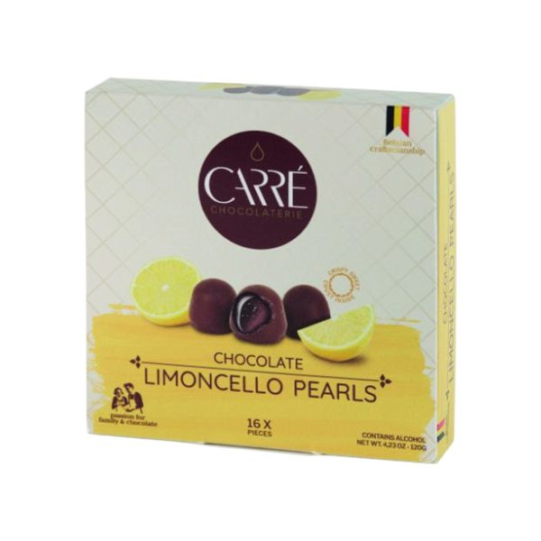 Carré 120G Csokoládé Gyöngyök – Citrom likőrös töltelékkel